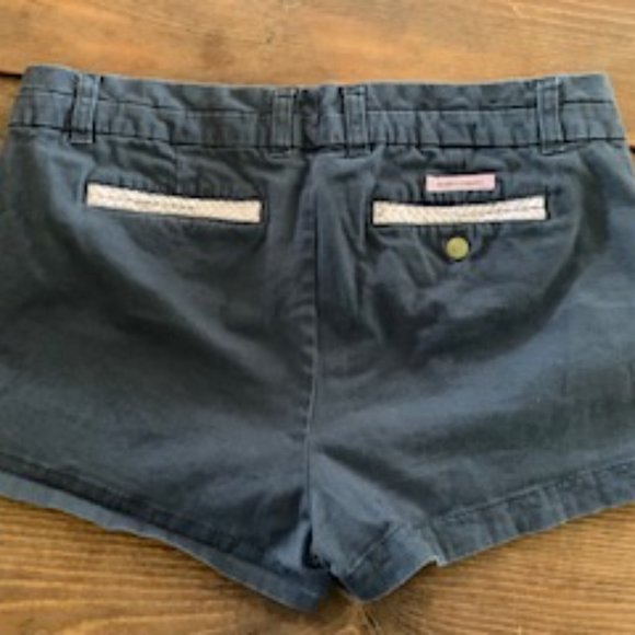 Southern Marsh High Waist Blue Shorts - Picture 2 of 3